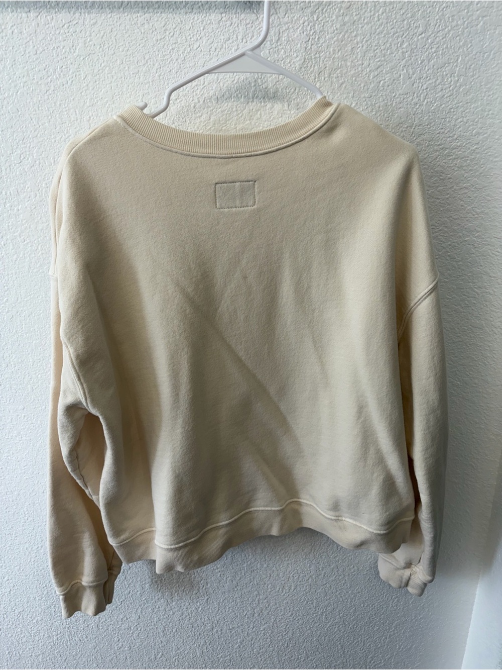 Daily Drills Cream Crewneck Sweatshirt - Picture 3 of 5